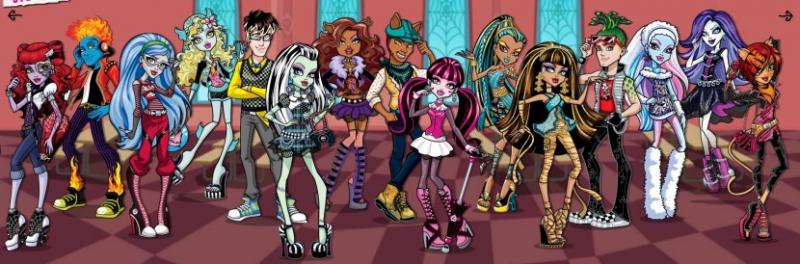 Studenci MonsterHigh puzzle