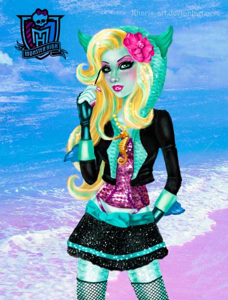 lagona blue z monster high nad morzem puzzle