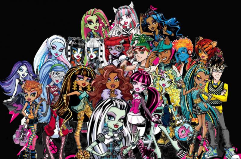 dziewczyny z monster high puzzle