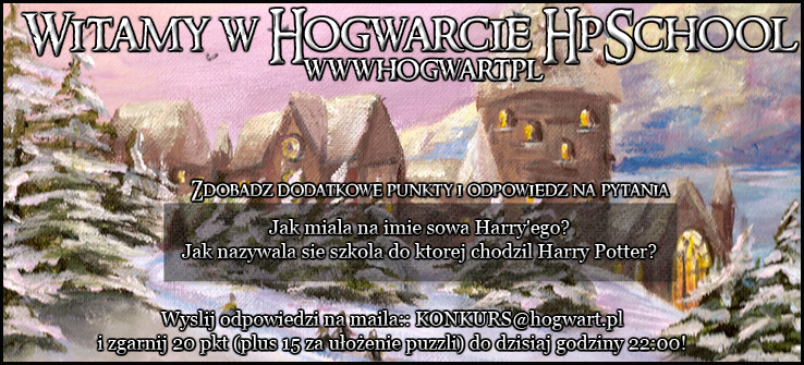 Hogwart hp school zabawa w niedziele puzzle