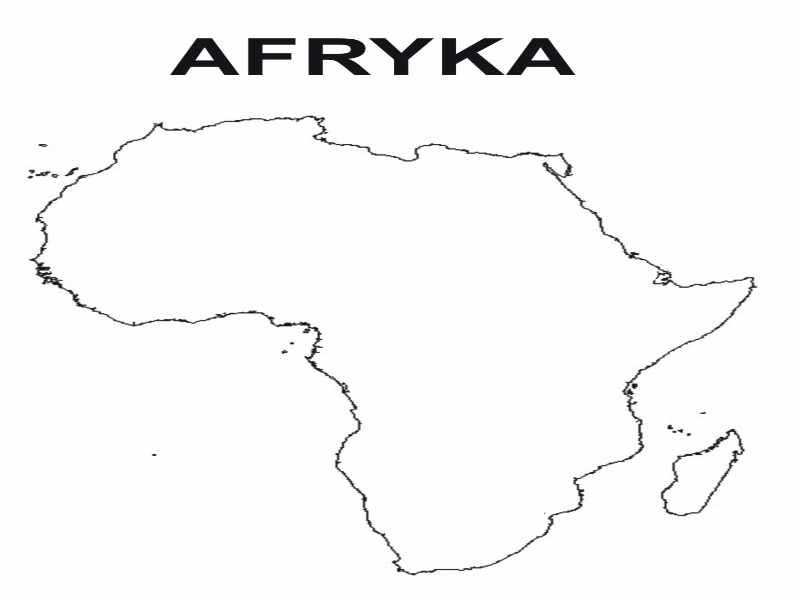 Puzzle Afryka puzzle