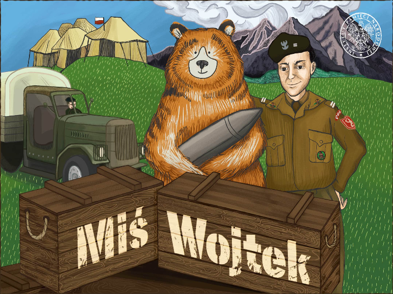 Miś Wojtek puzzle